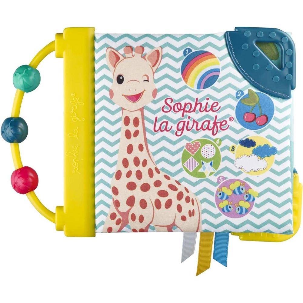imageSOPHIE LA GIRAFE Plastique 1 Livre dEveil pour les bbs Multicolore Nombreuses Activits Dvelopper ses Sens lOuie le Toucher le Gout et lOdorat et la Vue Apprendre en sAmusant