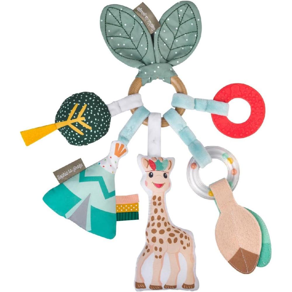imageSophie la Girafe  Anneau dActivits Sophie la Girafe  Jeux dEveil  Diffrentes Matires Textures et Couleurs  Pour Enfants  Partir de 3 Mois
