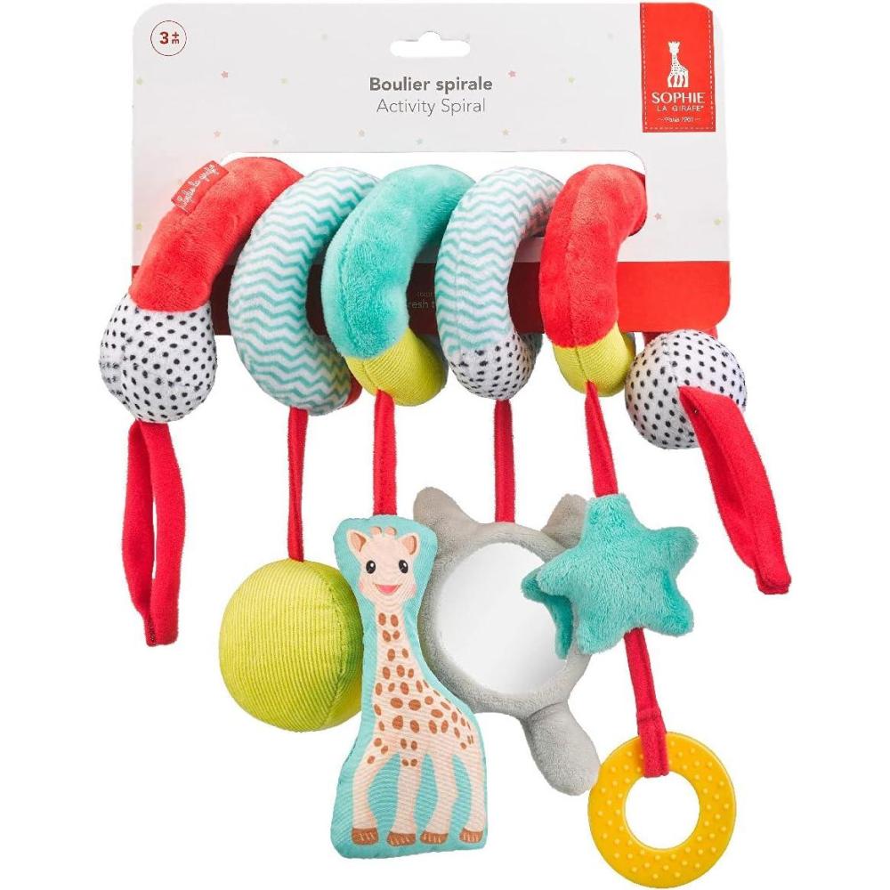 imageSophie la Girafe Boulier Spirale Jouet Poussette 230831 Multicolore 6 Units