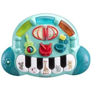 Sophie la Girafe – Le Piano&rsquo;Folies – Jouet d&rsquo;Eveil – Un Piano Musical et Lumineux – Développe les sens de bébé – 2 coloris – Incontournable