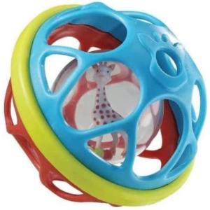 Sophie la Girafe – Plastique – Fresh Touch – Soft Ball, Noir(rouge)
