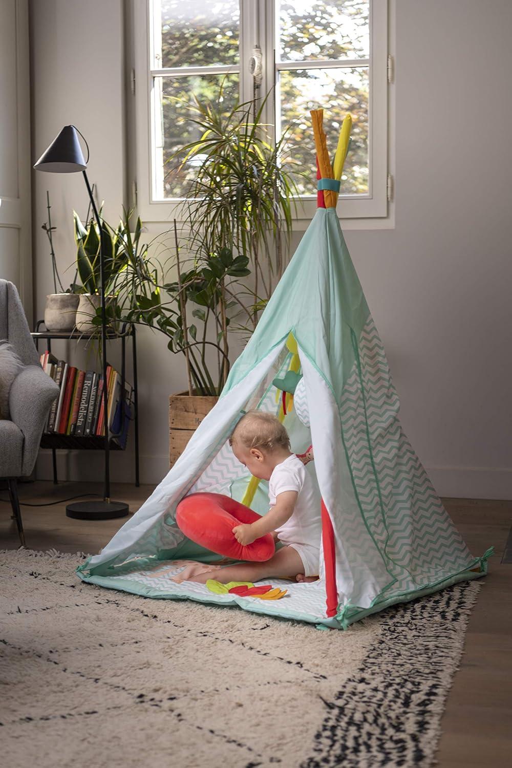 imageSophie la Girafe tipi bb avec tapis dveil volutif