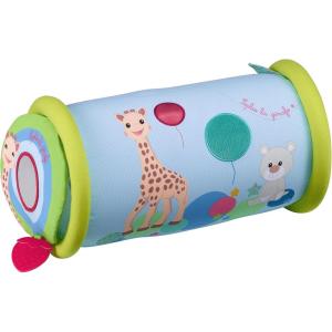 Sophie la Girafe Traversin d&rsquo;Activités Rollin&rsquo; – Jouet d&rsquo;éveil pour enfant – multiples activités – Miroir et contrastes noir/blanc pour stimuler sa vue(Sophie la girafe)