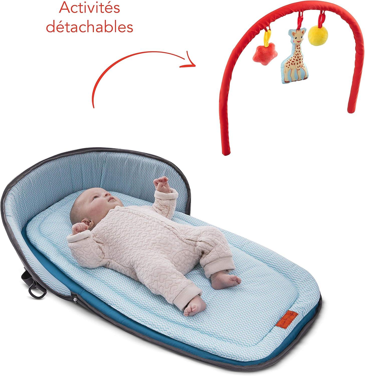 imageSophie la Girafe Tapis dveil avec Arche dactivits et Sac de Transport 240126