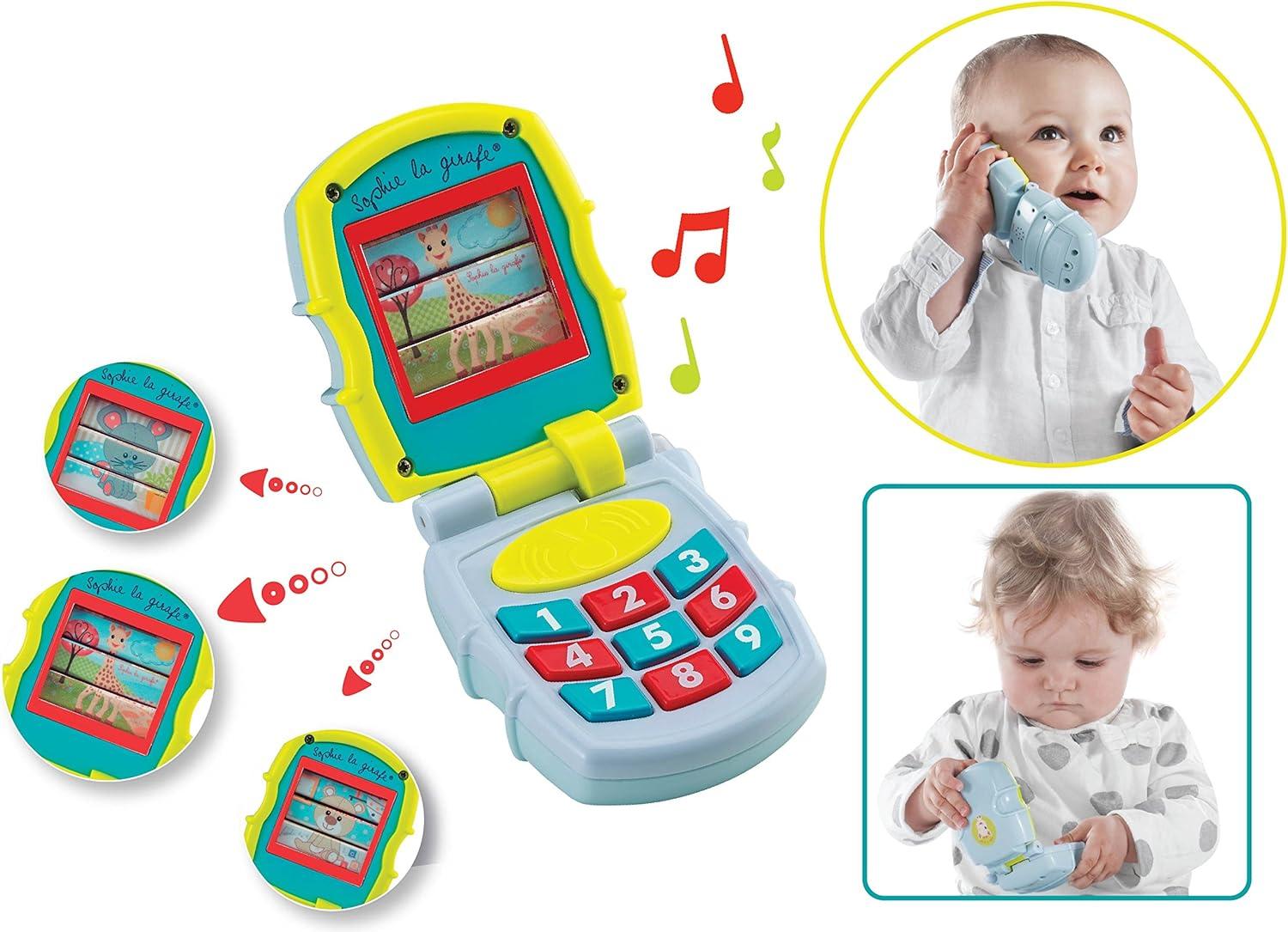 imageSophie la Girafe Coffret dEveil pour Bb Jouet dEveil Dveloppe les sens de bb LOue le toucher lOdorat la Vue et le Gout