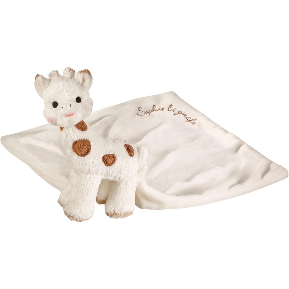 imageSophie la Girafe Doudou Sophie Chrie Peluche pour enfant doux et legre Cadeau de Naissance Trs Douce avec 2 cts diffrents