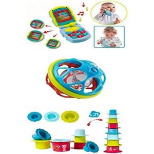 Sophie la Girafe – Coffret d&rsquo;Eveil pour Bébé – Jouet d&rsquo;Eveil – Développe les sens de bébé – L&rsquo;Ouïe, le toucher, l&rsquo;Odorat, la Vue et le Gout