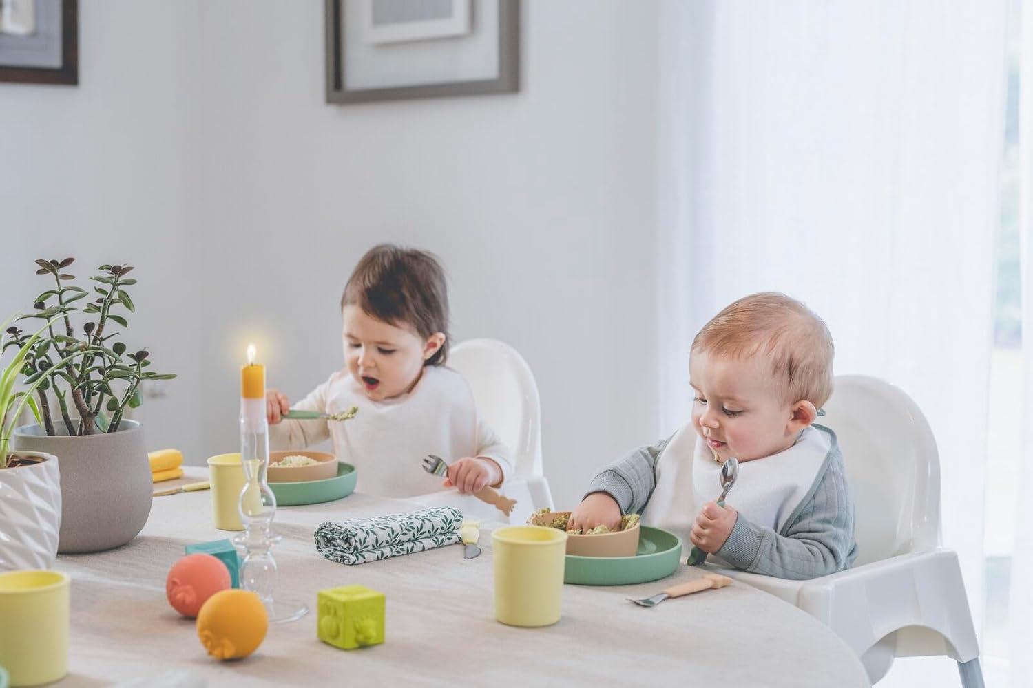 imageSophie la Girafe Lot de 2 Cuillres Douces Silicones